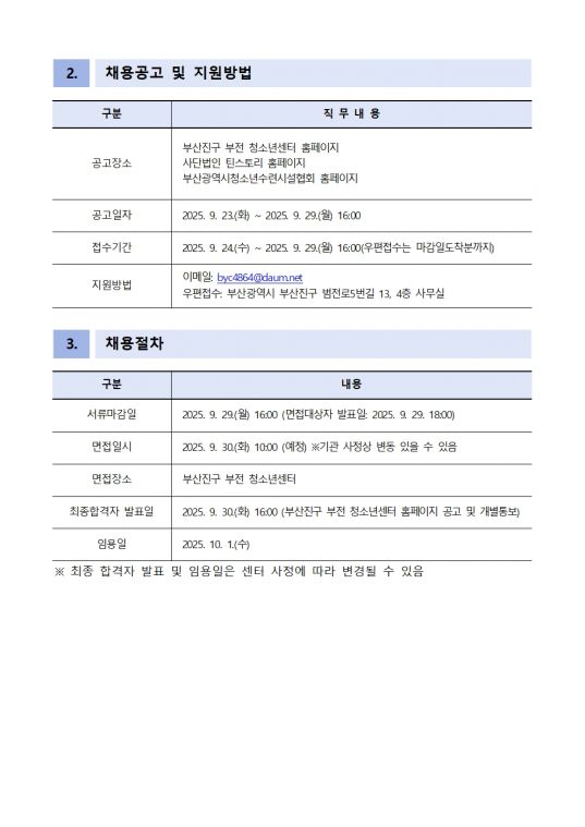 250923-운영-03 붙임_부산진구 부전 청소년센터 청소년방과후아카데미팀 담임 신규 모집공고002.jpg